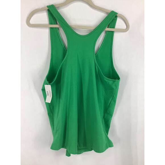 NWT Hello World By Face Designs Green Graphic Racerback Tank Top Women's Medium - Picture 6 of 6